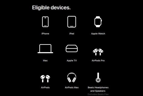 apple music offers new devcie offer eligible devices