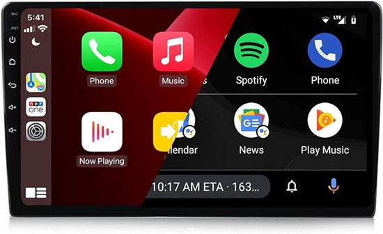 apple music on android auto interface