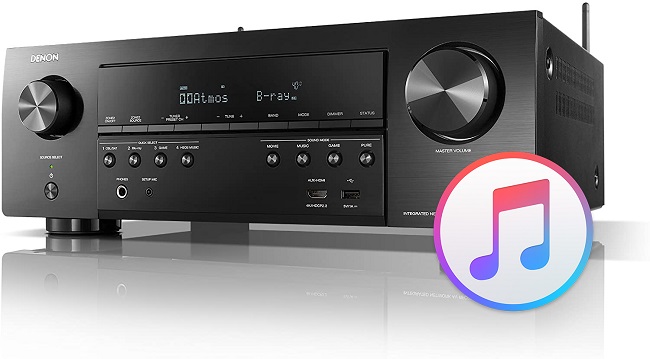 play apple music on denon