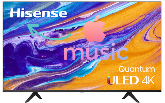 apple music to hisense TV