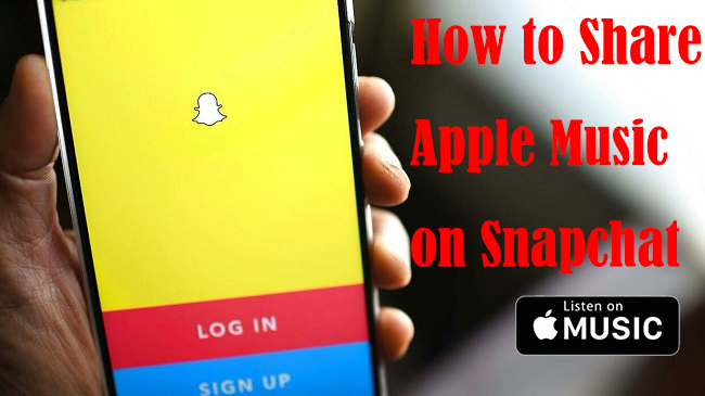 share apple music on snapchat