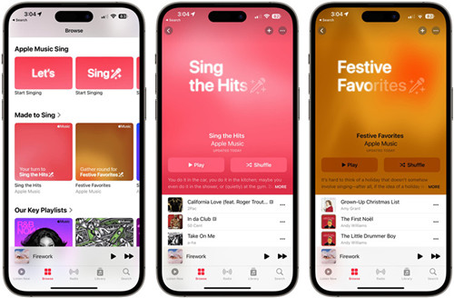 apple music sing feature