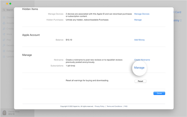 apple music subscriptions mac