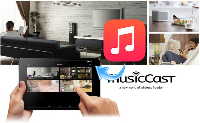 play apple music to yamaha musiccast