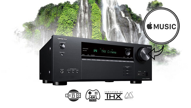 apple music to onkyo receiver