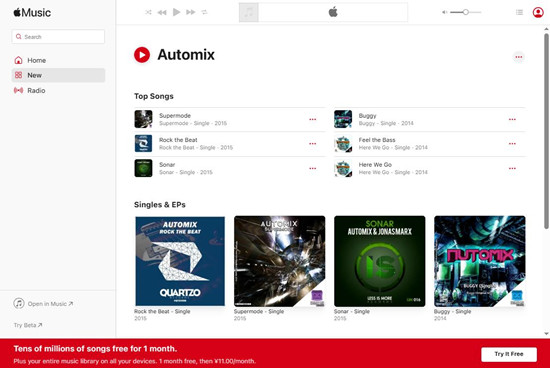 apple music web automix