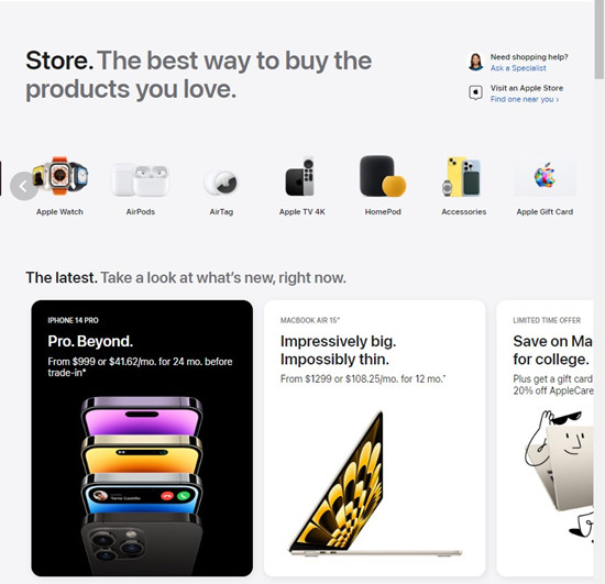 apple store online