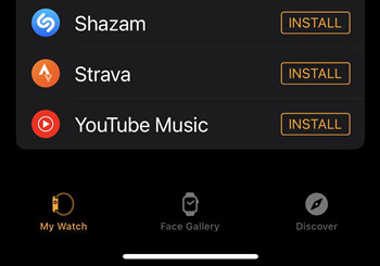 apple watch youtube music app