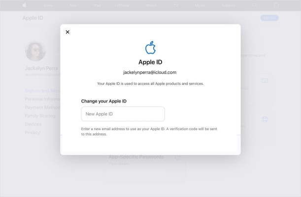 appleid change apple id