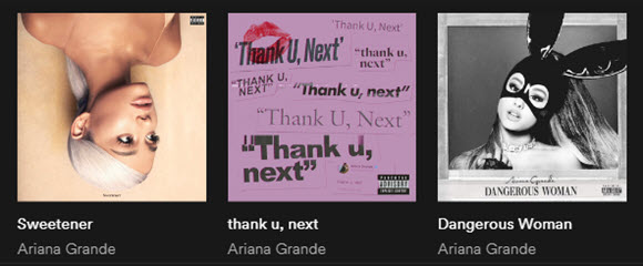 ariana grande albums