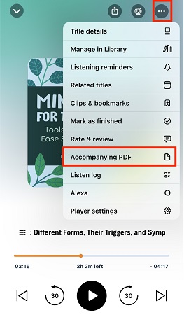audible accompanying pdf