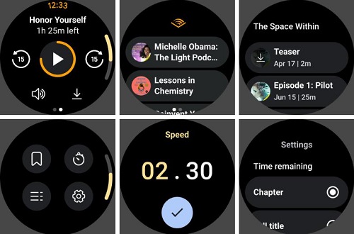 audible app on wear os