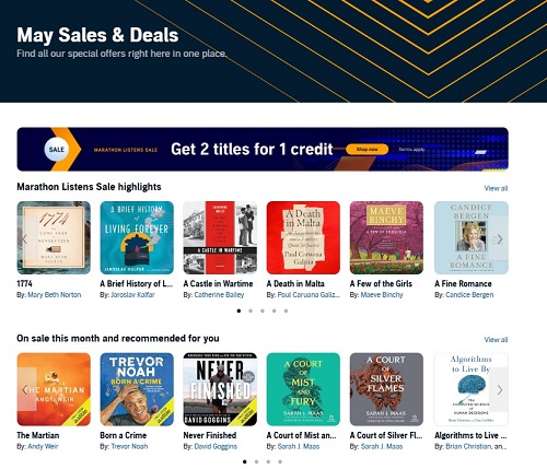 audible daily deal