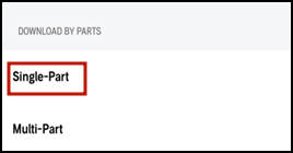 audible download by parts