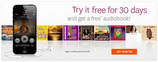 get audible audiobooks without amazon prime free trial