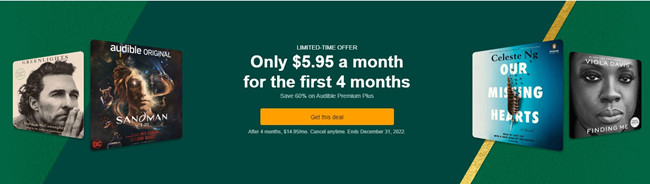 iAudible limited time offer