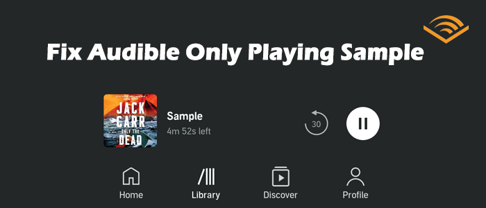 audible only playing sample