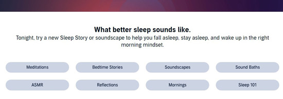audible sleep collection sleep story soundscape