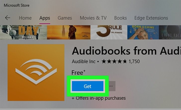 download books from audible app