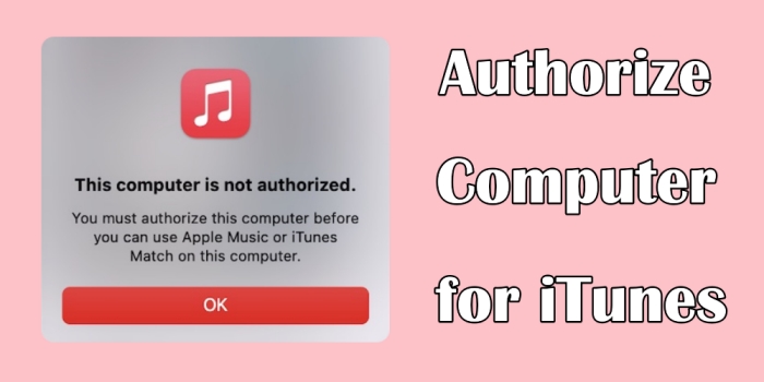 authorize computer for itunes