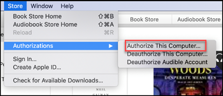 authorize in app books