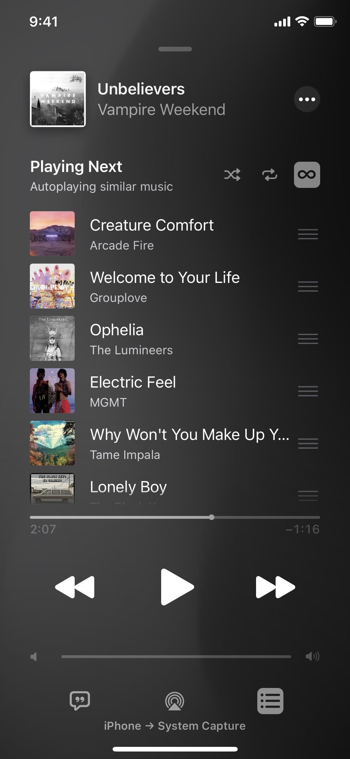 apple music auto play