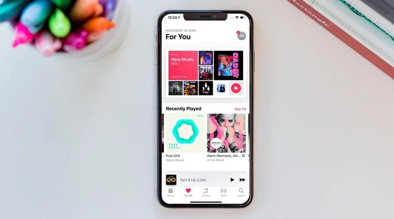 apple music home screen