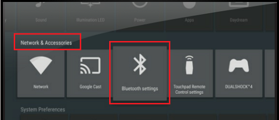 bluetooth on sony tv