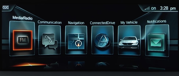 bmw main touchscreen