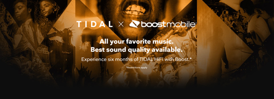 get tidal free trial via boost mobile