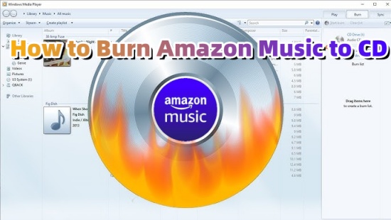 burn amazon music to cd