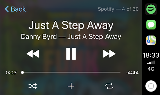 play spotify in cars carplay