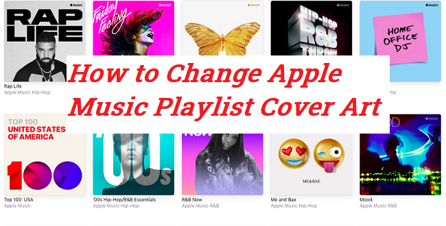 change apple music playlist cover