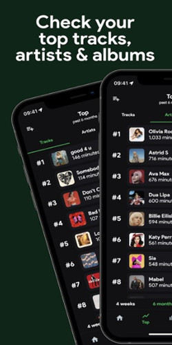 Spotify Spotstats for mobile