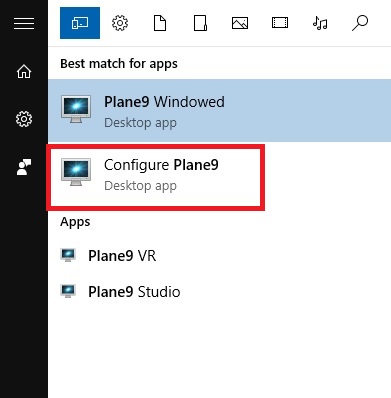 search for configure plane9