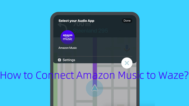 amazon music on waze