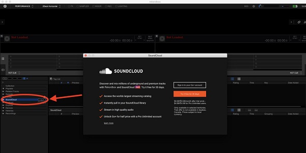 connect soundcloud to rekordbox