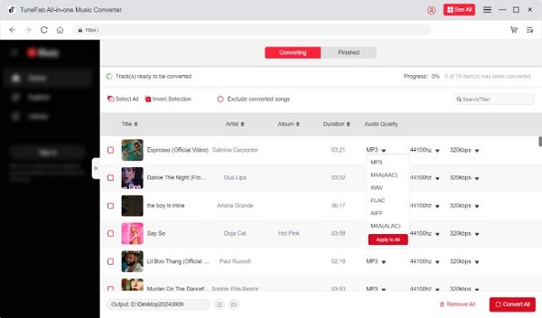 convert deezer music in tunefab