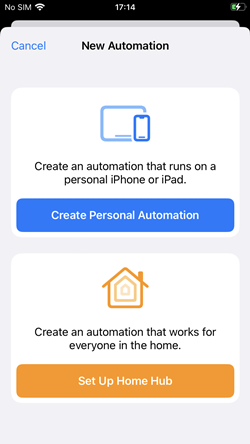 create personal automation