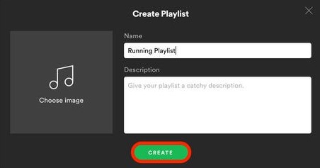 create spotify playlist desktop