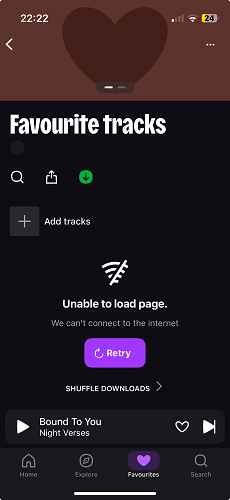 deezer offline mode unavailable