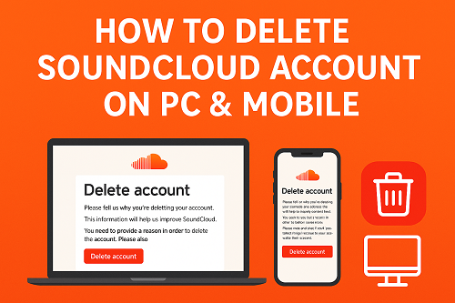 delete soundcloud account