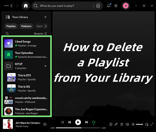 delete spotify playlist
