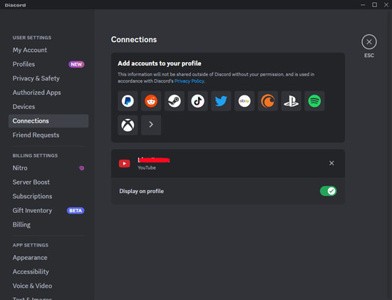 discord add spotify account to your profile