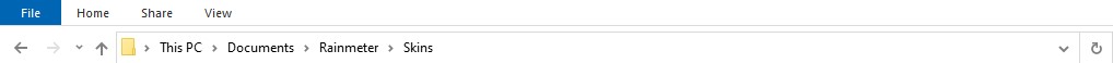 documents rainmeter skins