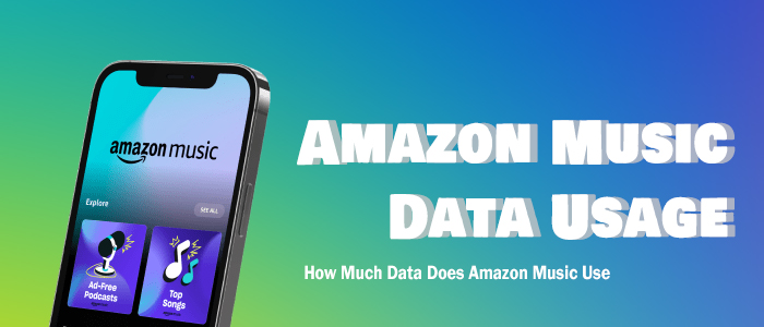 does amazon music use data