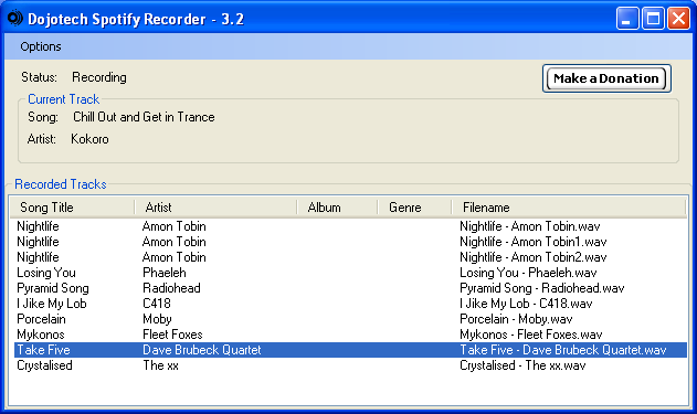 spotify web recorder