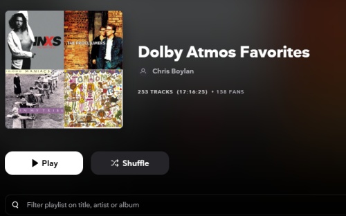 dolby atmos favorites