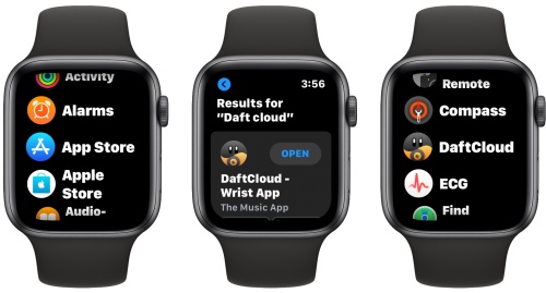 download and install daftcloud on apple watch