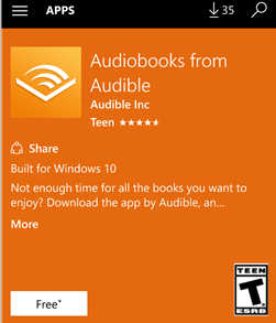 download audible on windows phone